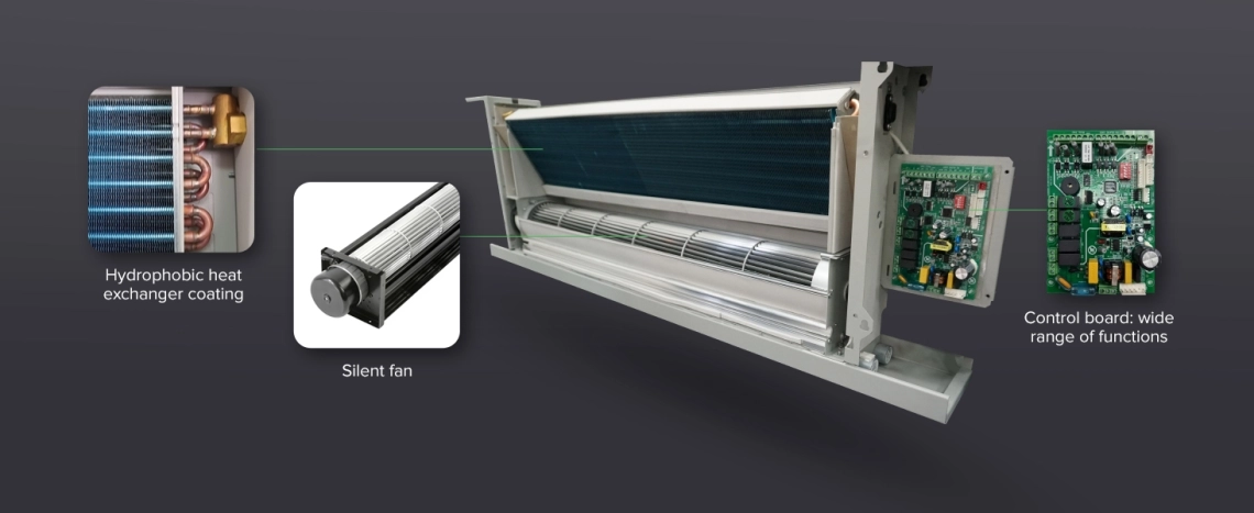 How Silver Glass Wall Fan Coils Transform Your Space