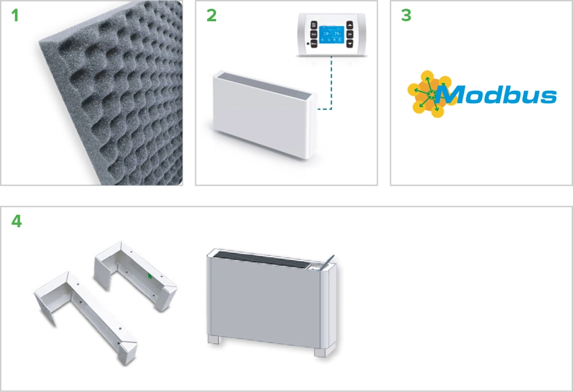 MyCond MDDS/MDCSフィルタ、リモートコントロール、Modbus、取付