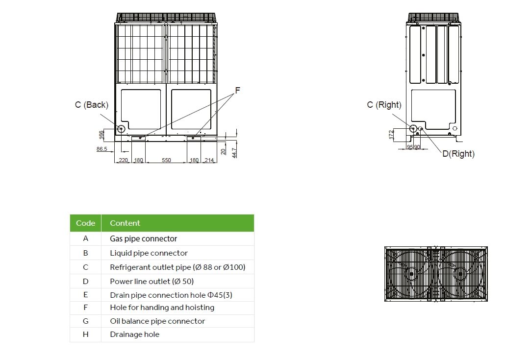 MyCond MRF 6 全体の寸法 - 2