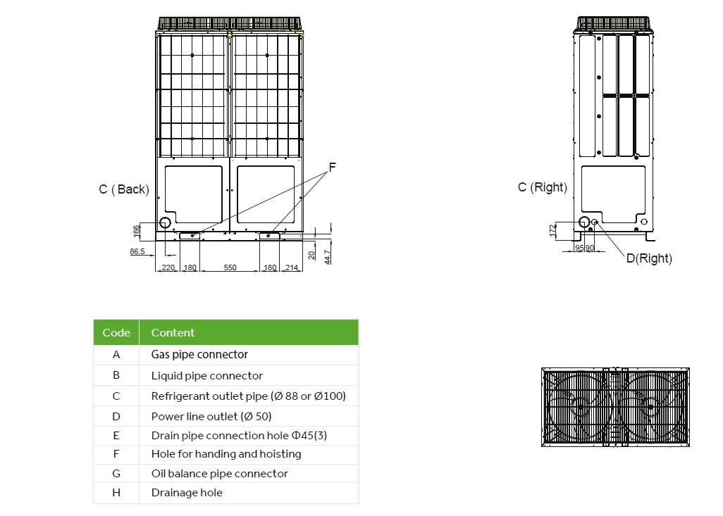 MyCond MRF 6 全体の寸法 - 4