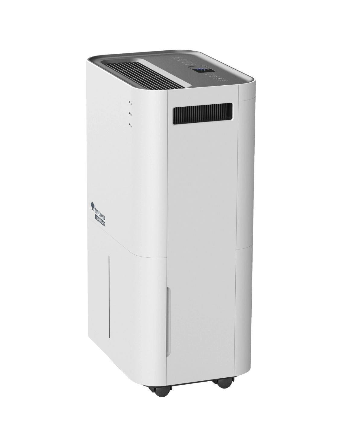 MyCond Roomer Eco 25 最新のコントロールパネルを備えたコンパクトな室内除湿機。