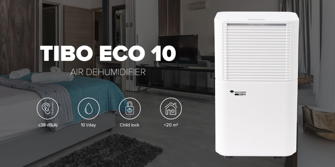 MyCond TIBO Eco 10 省エネ住宅用空気除湿機。
